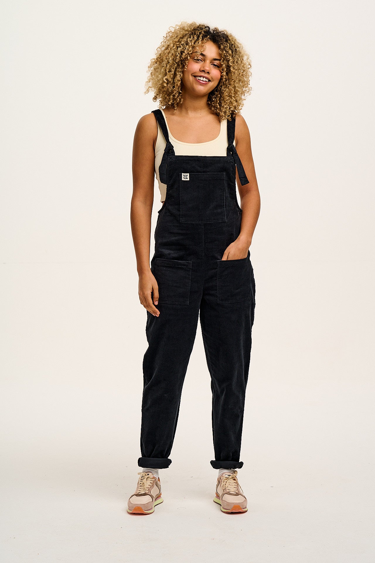 Original - Corduroy Dungarees in Black