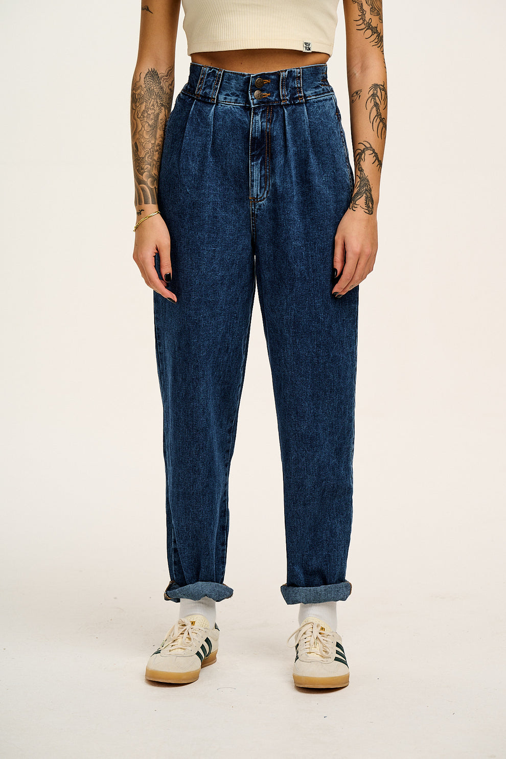 Addison - Denim Jeans in Mid Wash Blue – Lucy & Yak