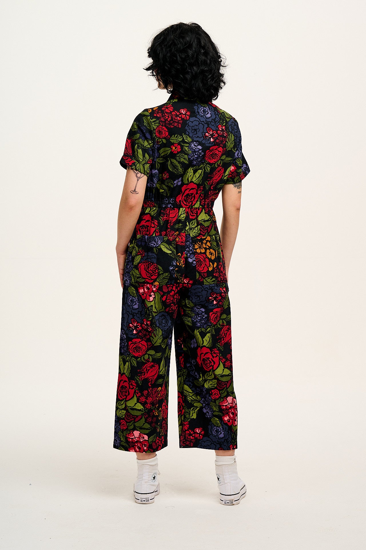 Ragan - Cotton Jumpsuit in Maria Print