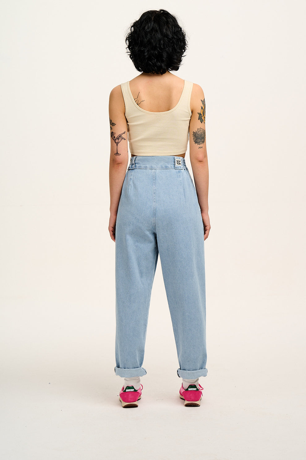 Addison - Denim Jeans in Light Wash Blue – Lucy & Yak