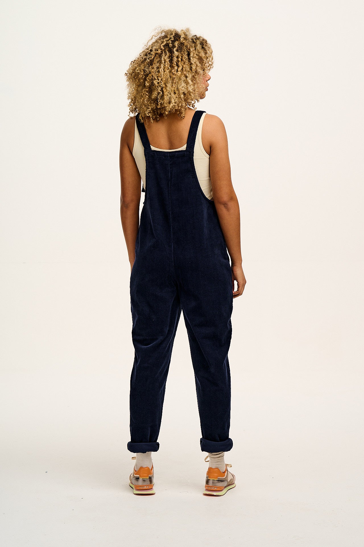 Original - Corduroy Dungarees in Sailor Blue