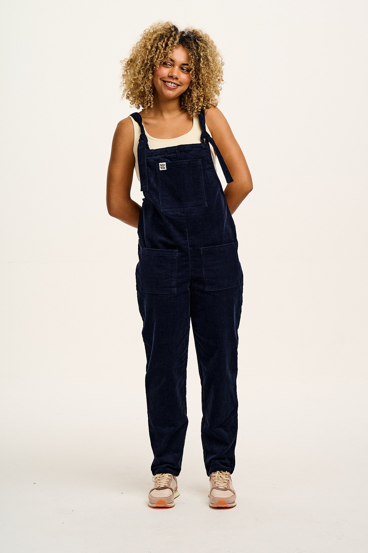 Original - Corduroy Dungarees in Sailor Blue