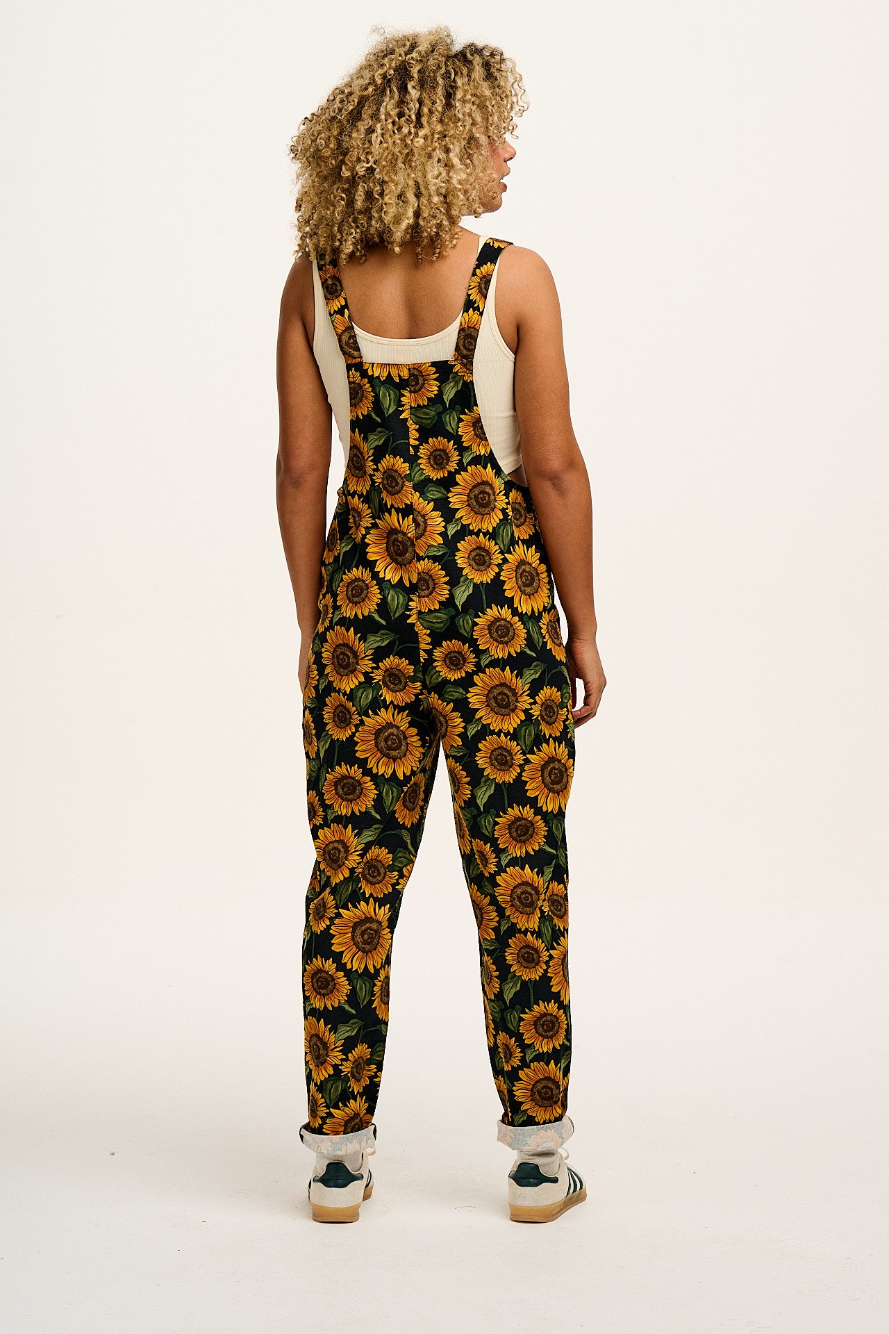 Original - Twill Dungarees in Sunflower Print