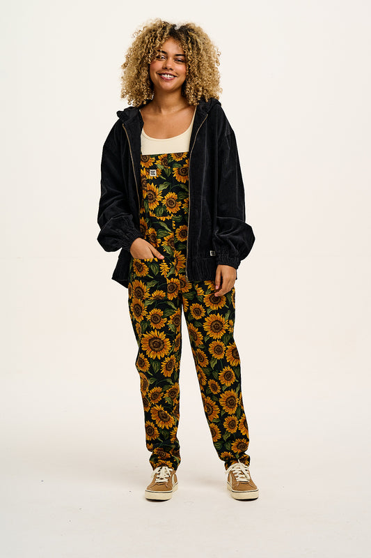 Original - Twill Dungarees in Sunflower Print