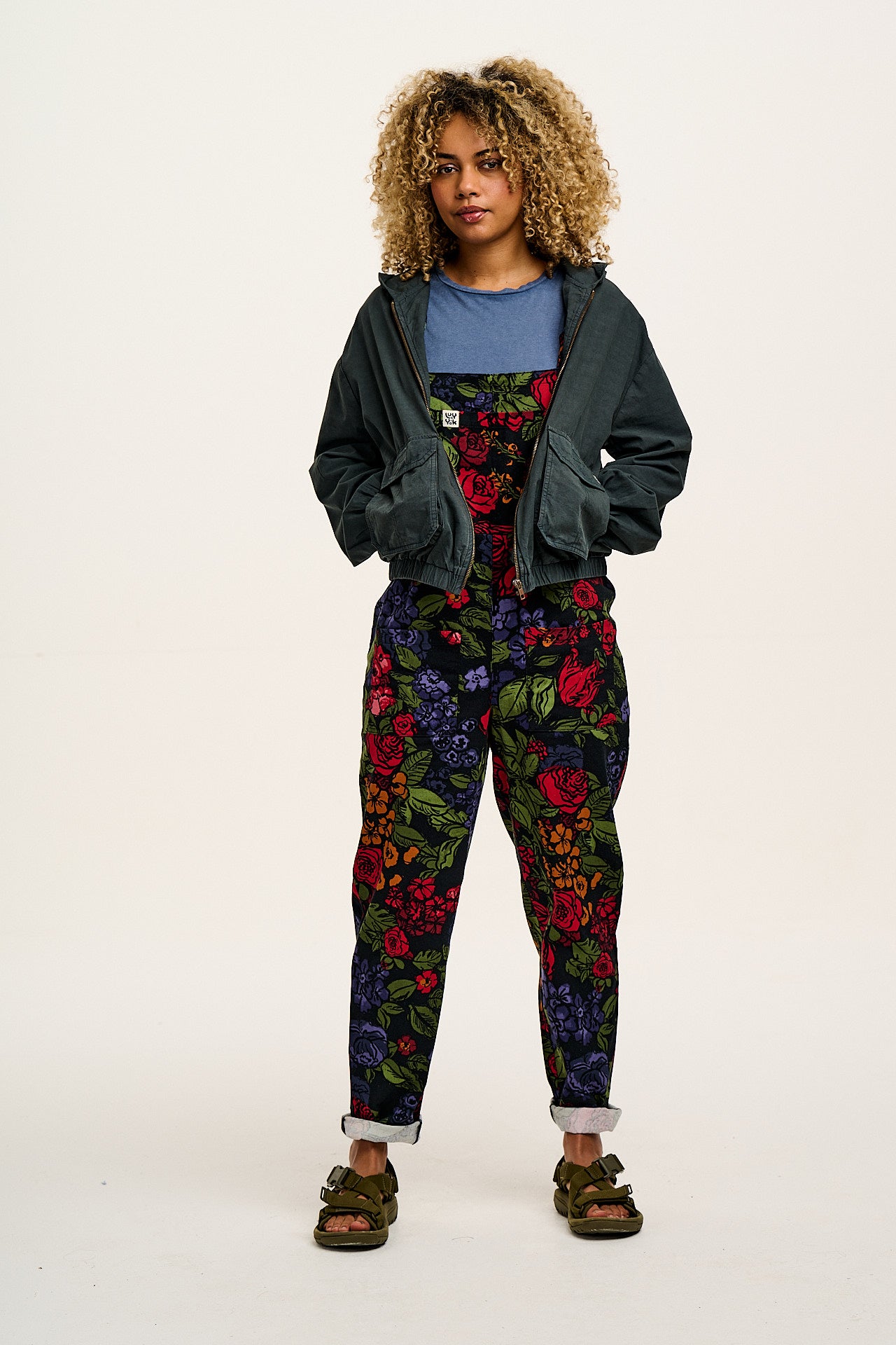 Original - Twill Dungarees in Maria Print