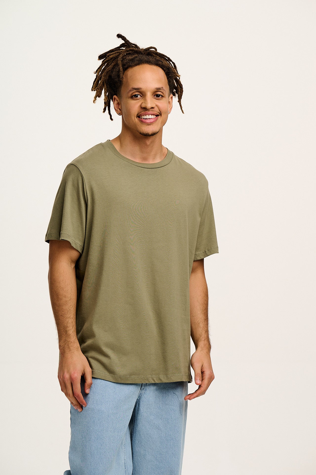 Denver - Cotton Tee in Khaki