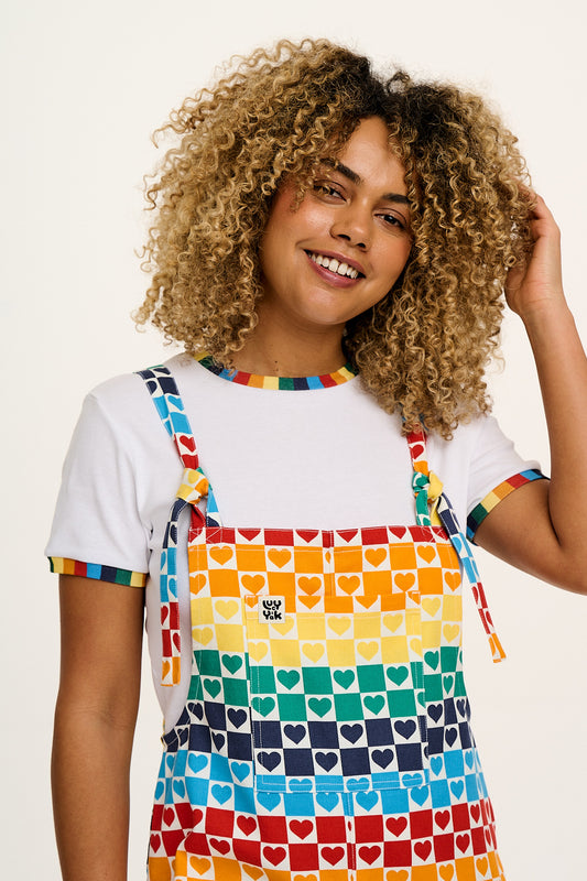 Original - Twill Dungarees in Heart To Heart Print