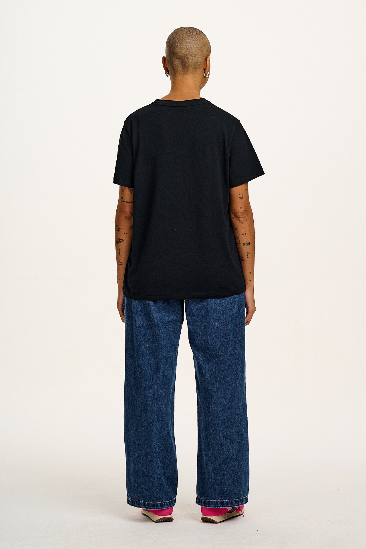 Denver - Cotton Tee in Black