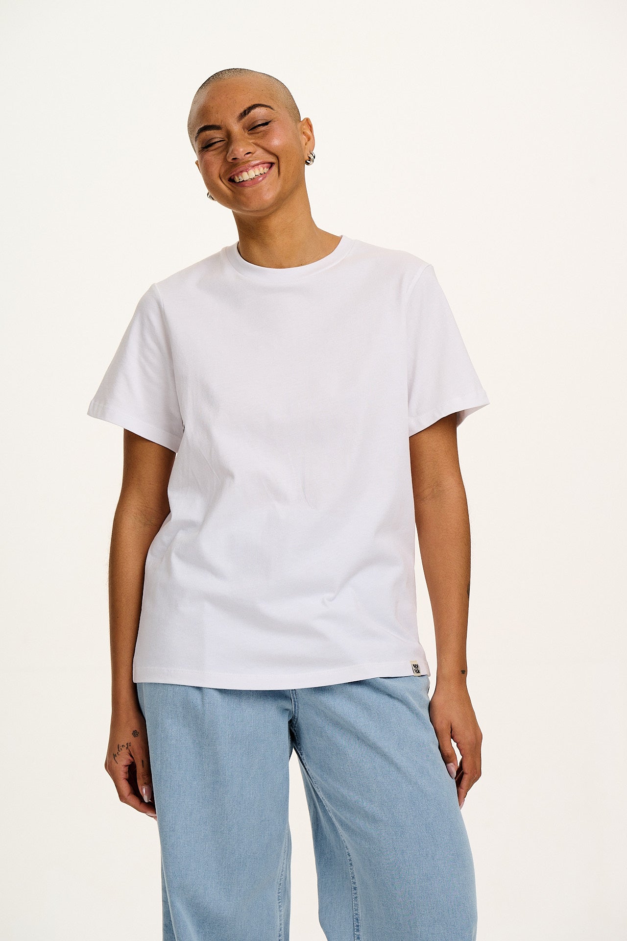 Denver - Cotton Tee in White