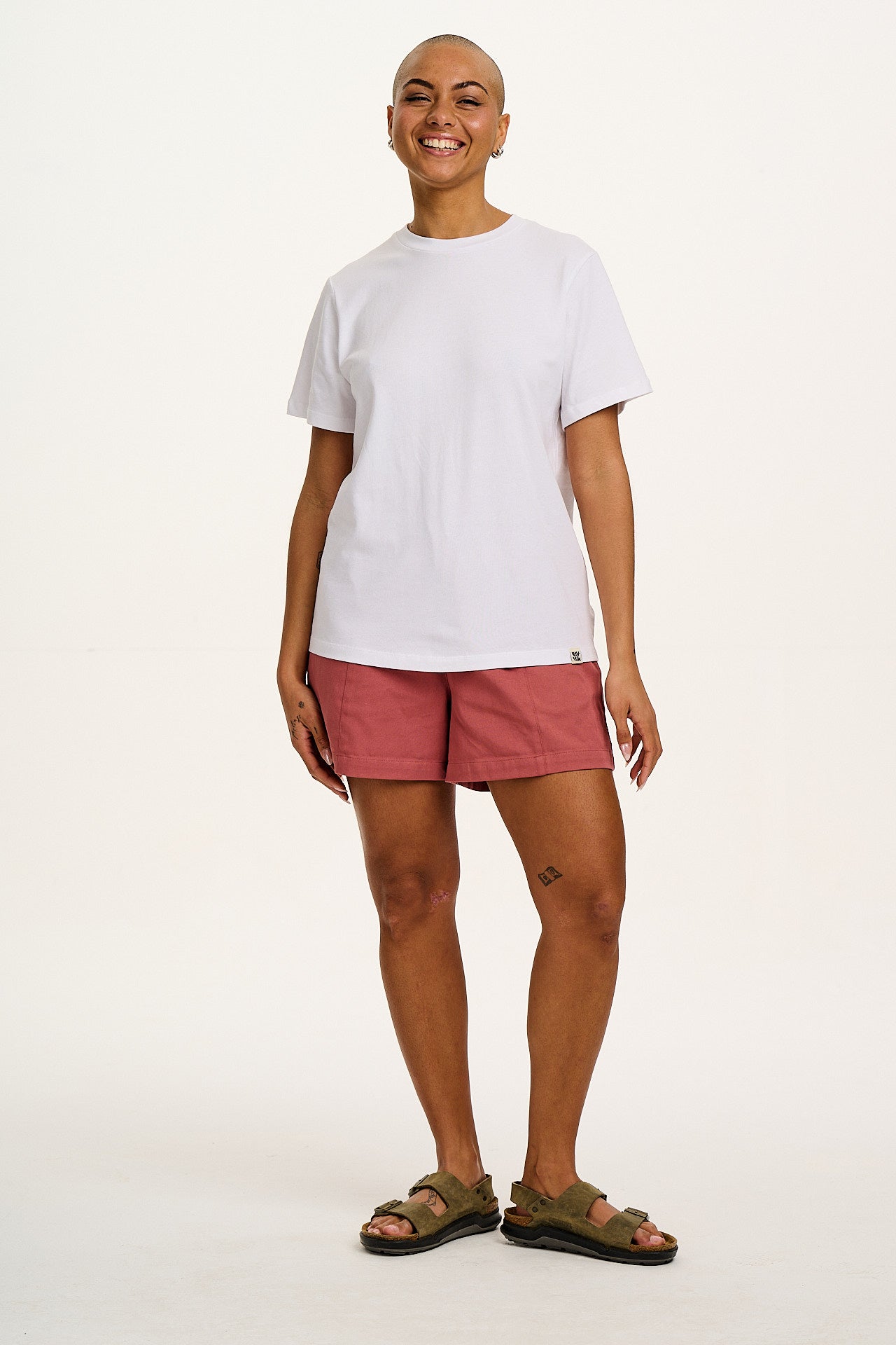 Denver - Cotton Tee in White