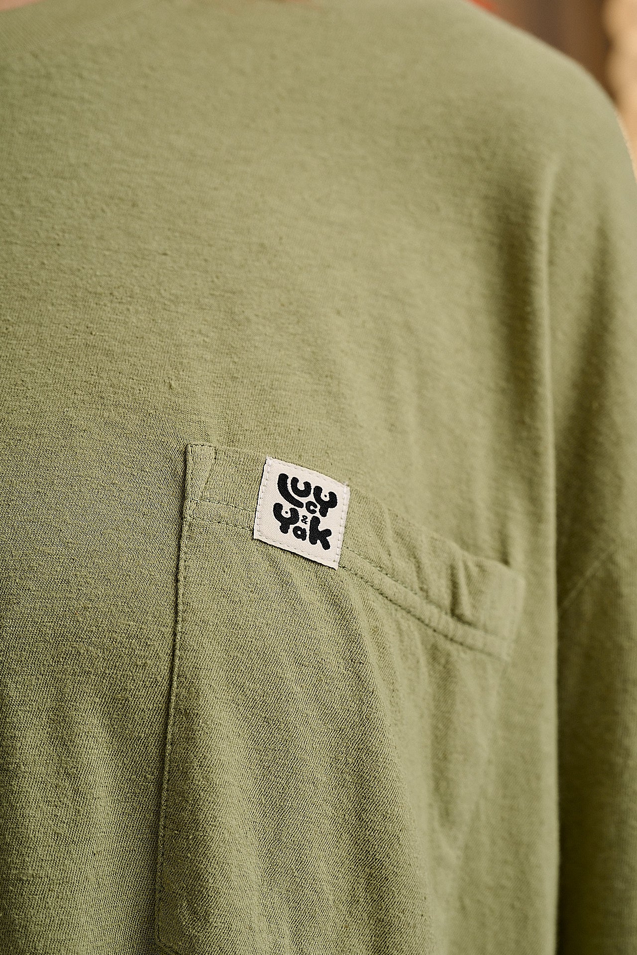 Toulon - Short Sleeve Pocket T-Shirt in Sage Green