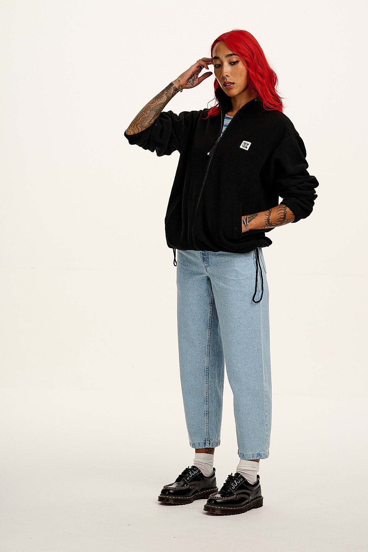 Nicks - Full Zip Polar Fleece in Black – Lucy & Yak