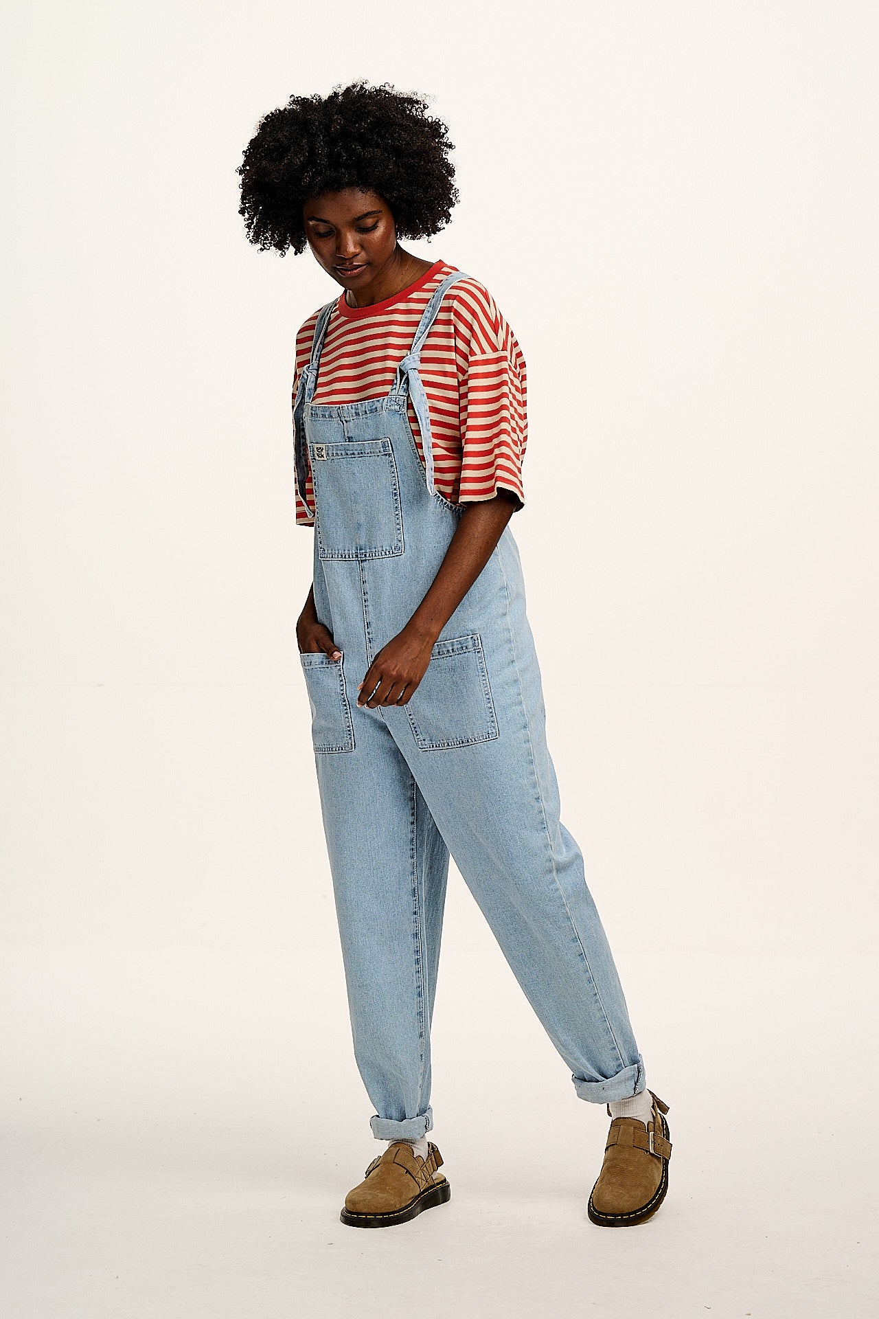Original Denim Dungarees Light Wash