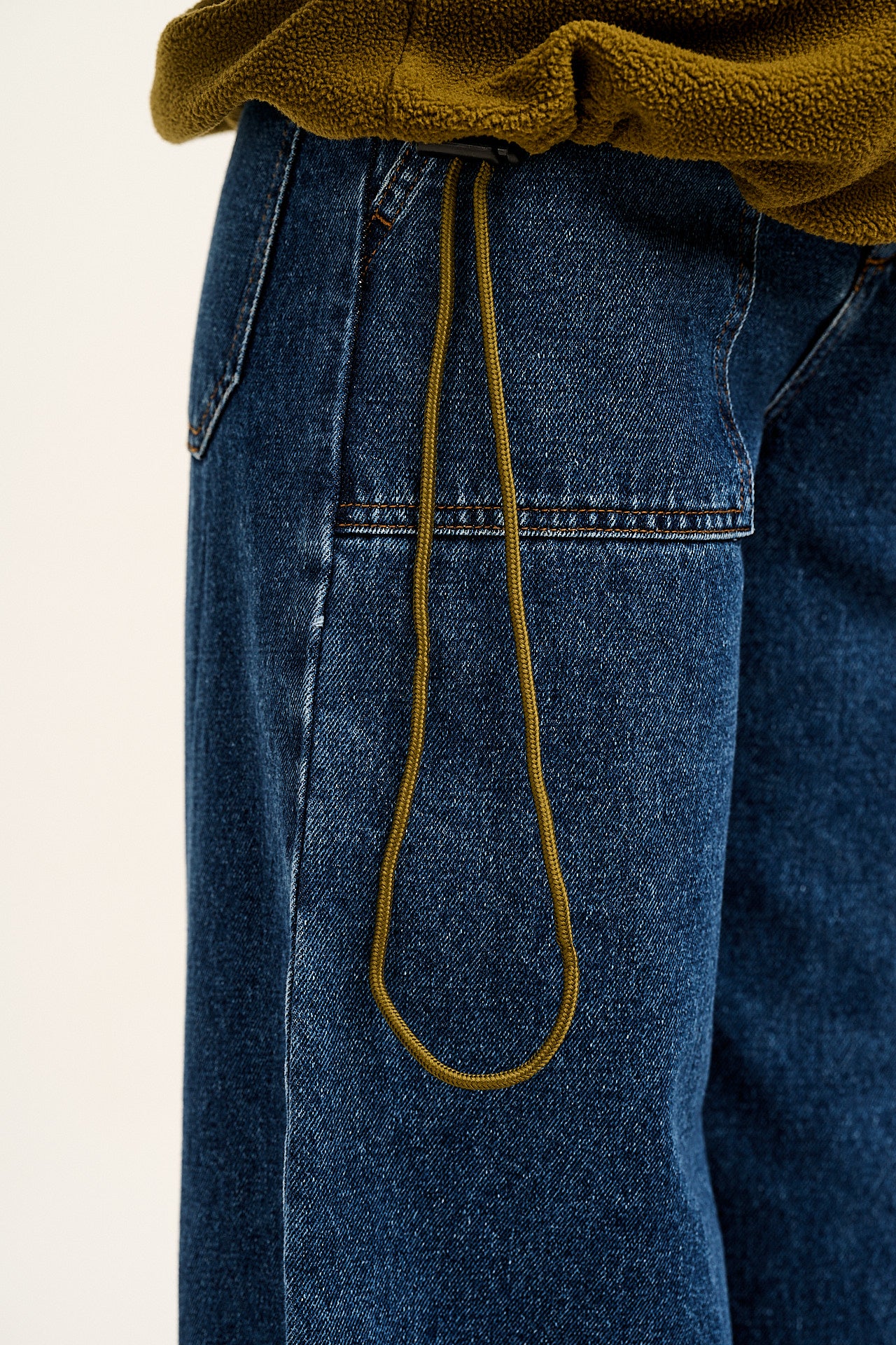 Stevie - Polar Fleece in Khaki Green