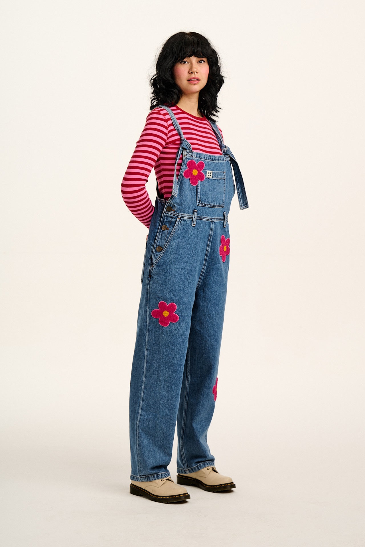 Blue Pink Dungarees Womens Buy White Stuff Navy Blue 100% Cotton