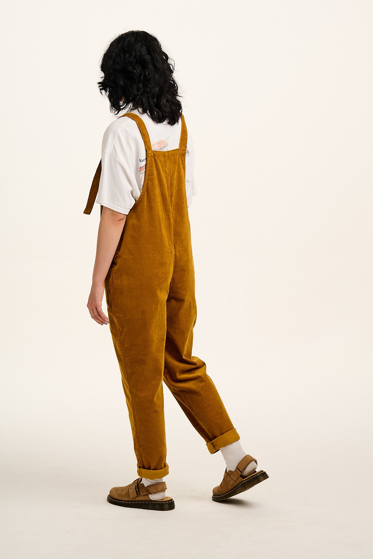Original - Corduroy Dungarees in Mustard Yellow