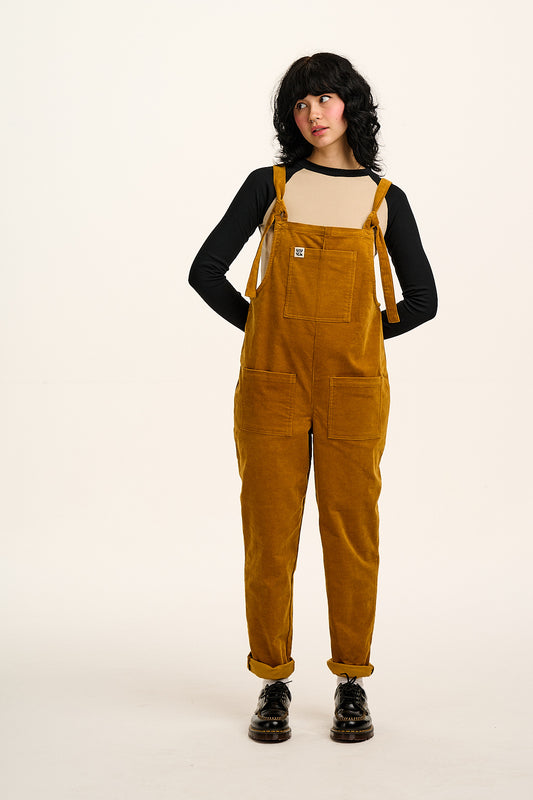 Original - Corduroy Dungarees in Mustard Yellow