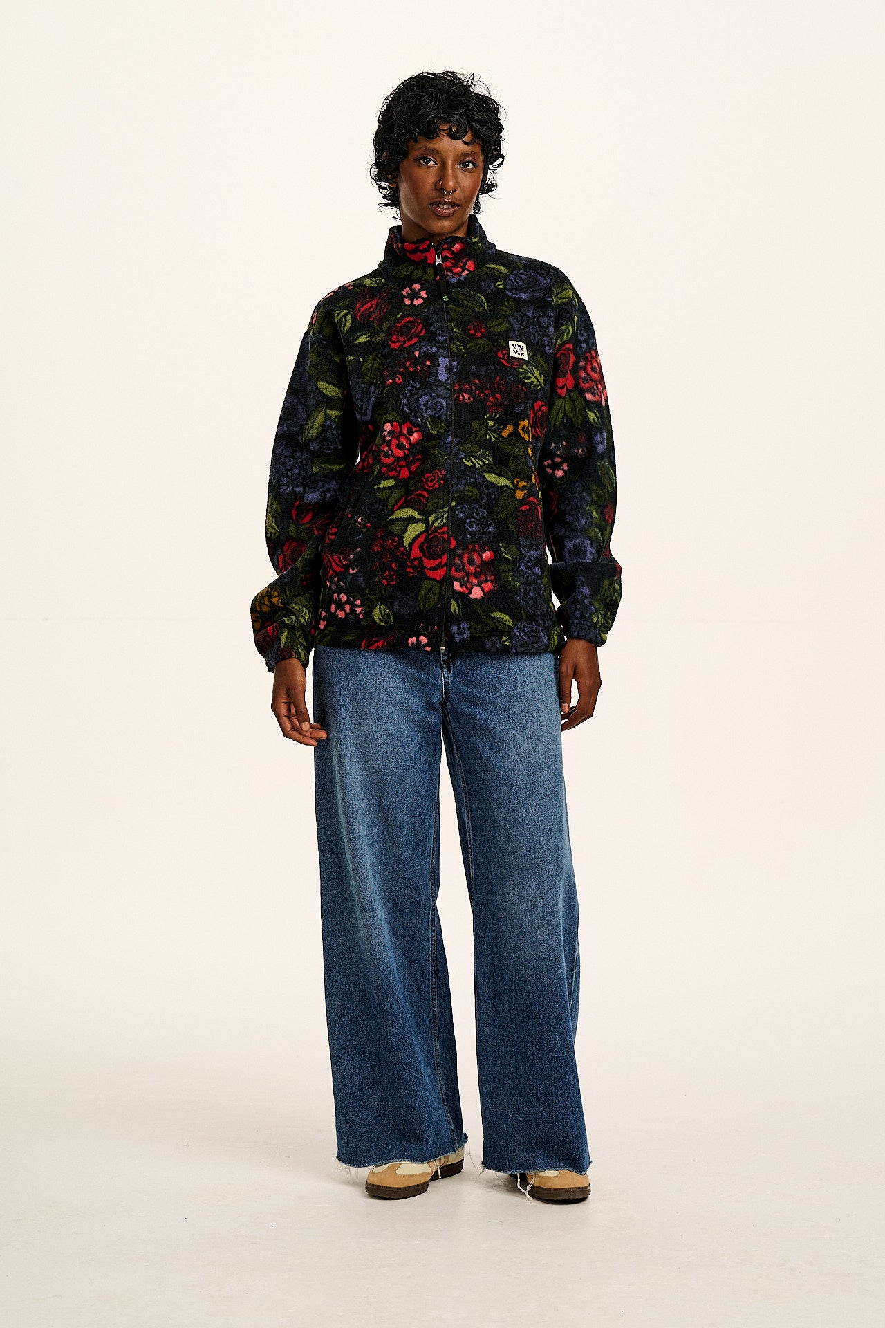 Nicks - Full Zip Polar Fleece in Maria Print