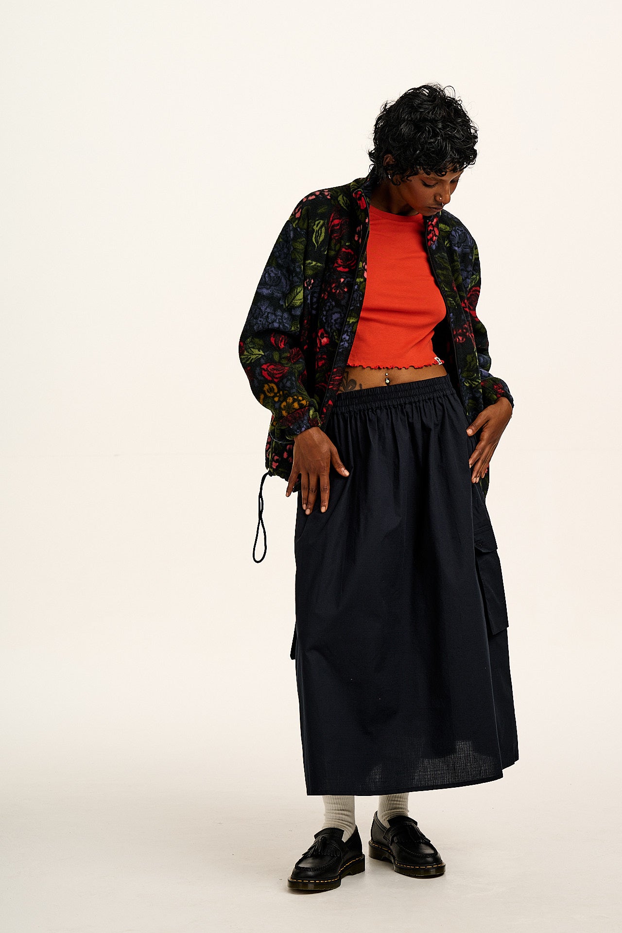 Nicks - Full Zip Polar Fleece in Maria Print