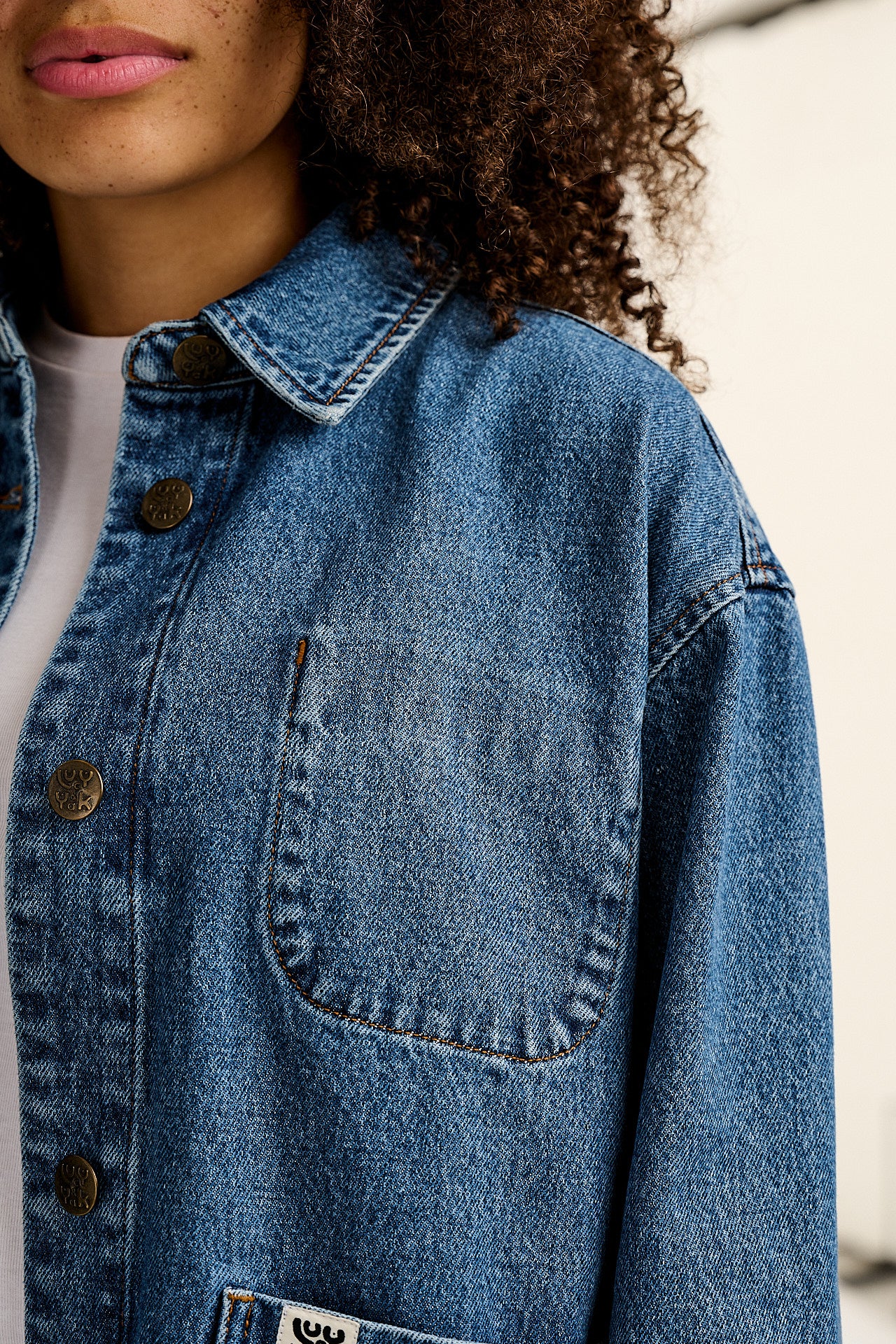Taking Shape Iconic Denim Jacket Oversized Denim Jacket Women's