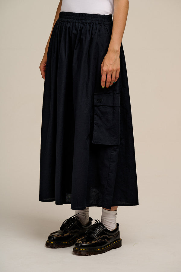 Dakota - Midi Skirt in Black