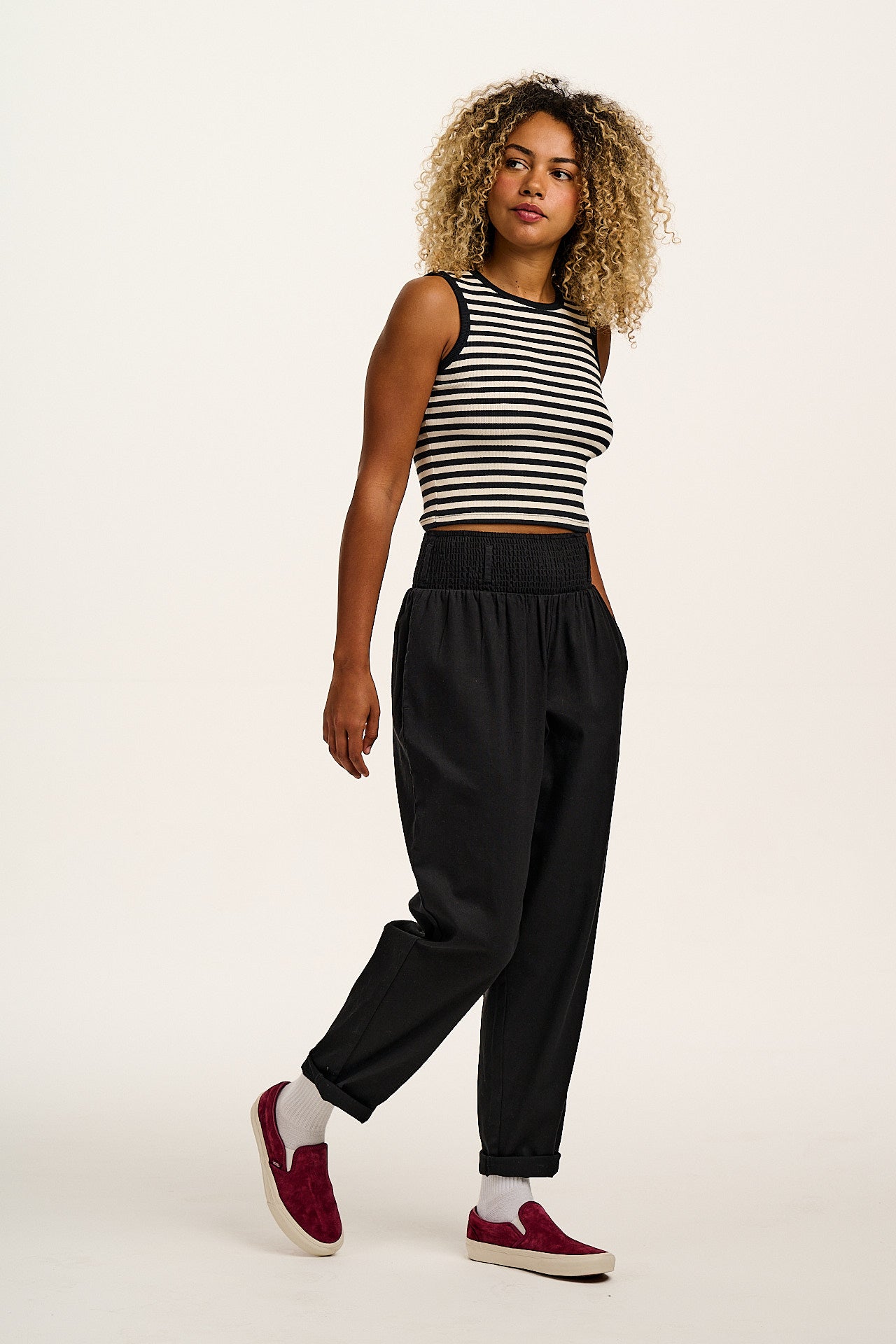 Alexa Cotton Trousers