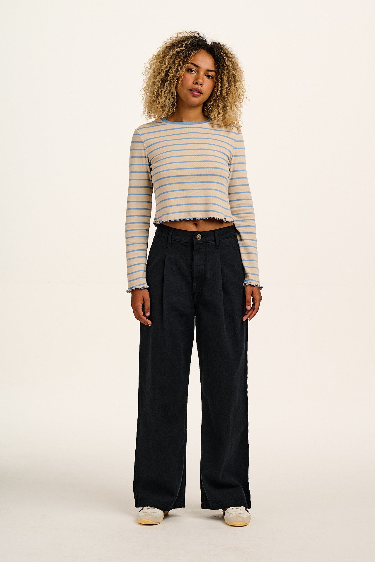 Cole Wide Leg Denim Jeans