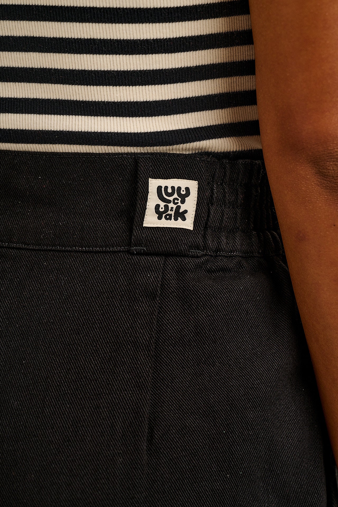 Addison - Cotton Jeans in Black