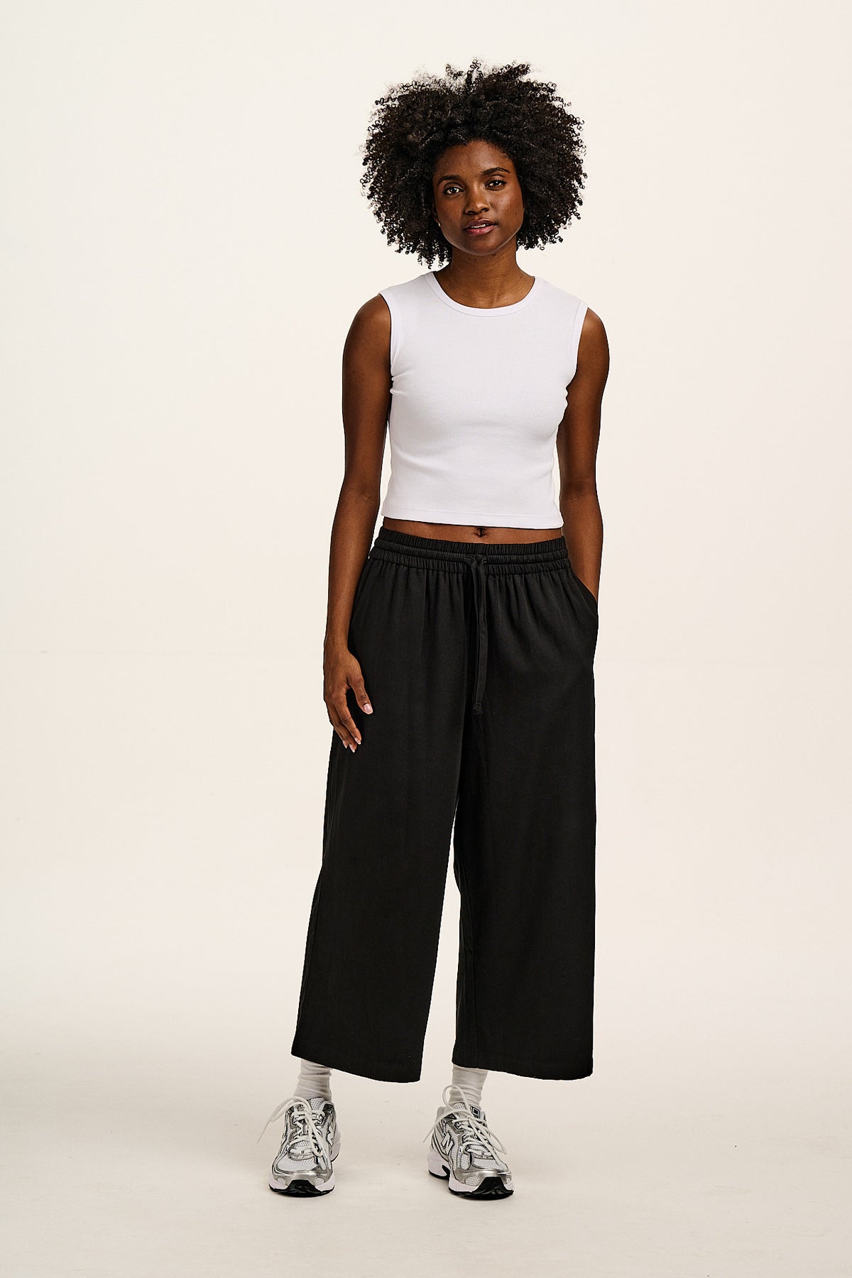 Chuck Wide Leg Cotton Trousers