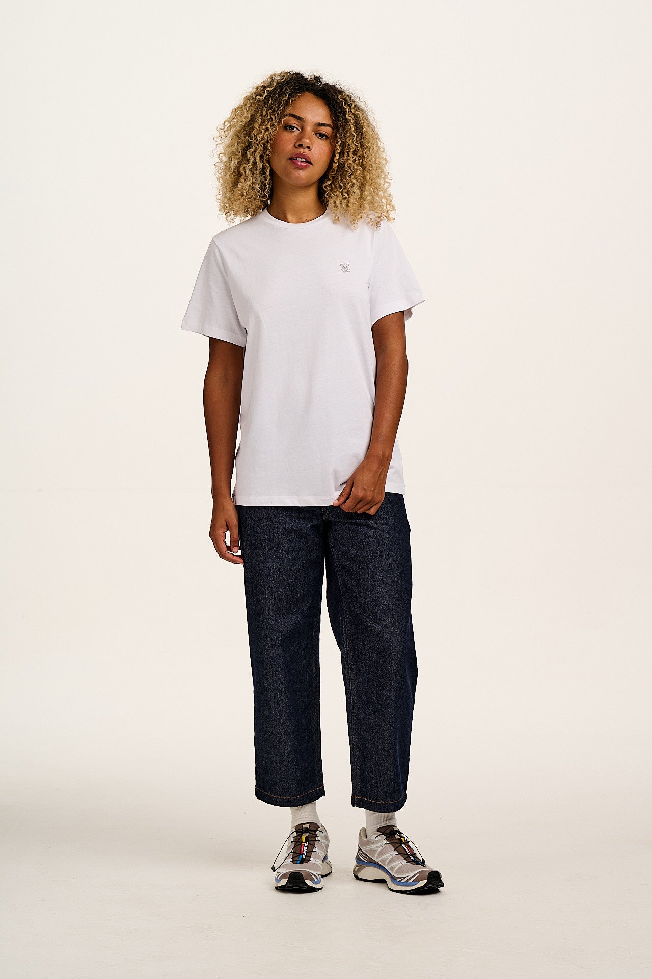 Denver - Cotton T-Shirt in White