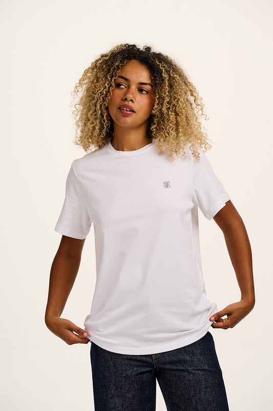 Denver - Cotton T-Shirt in White