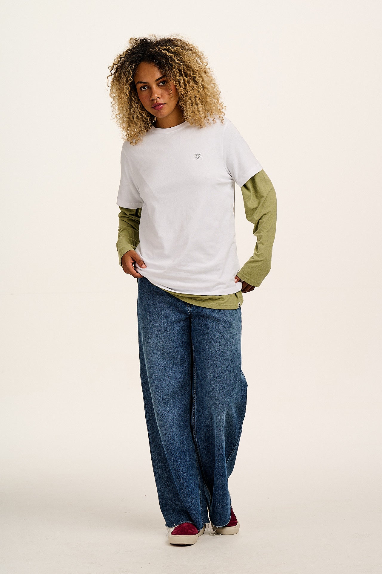 Denver - Cotton T-Shirt in White