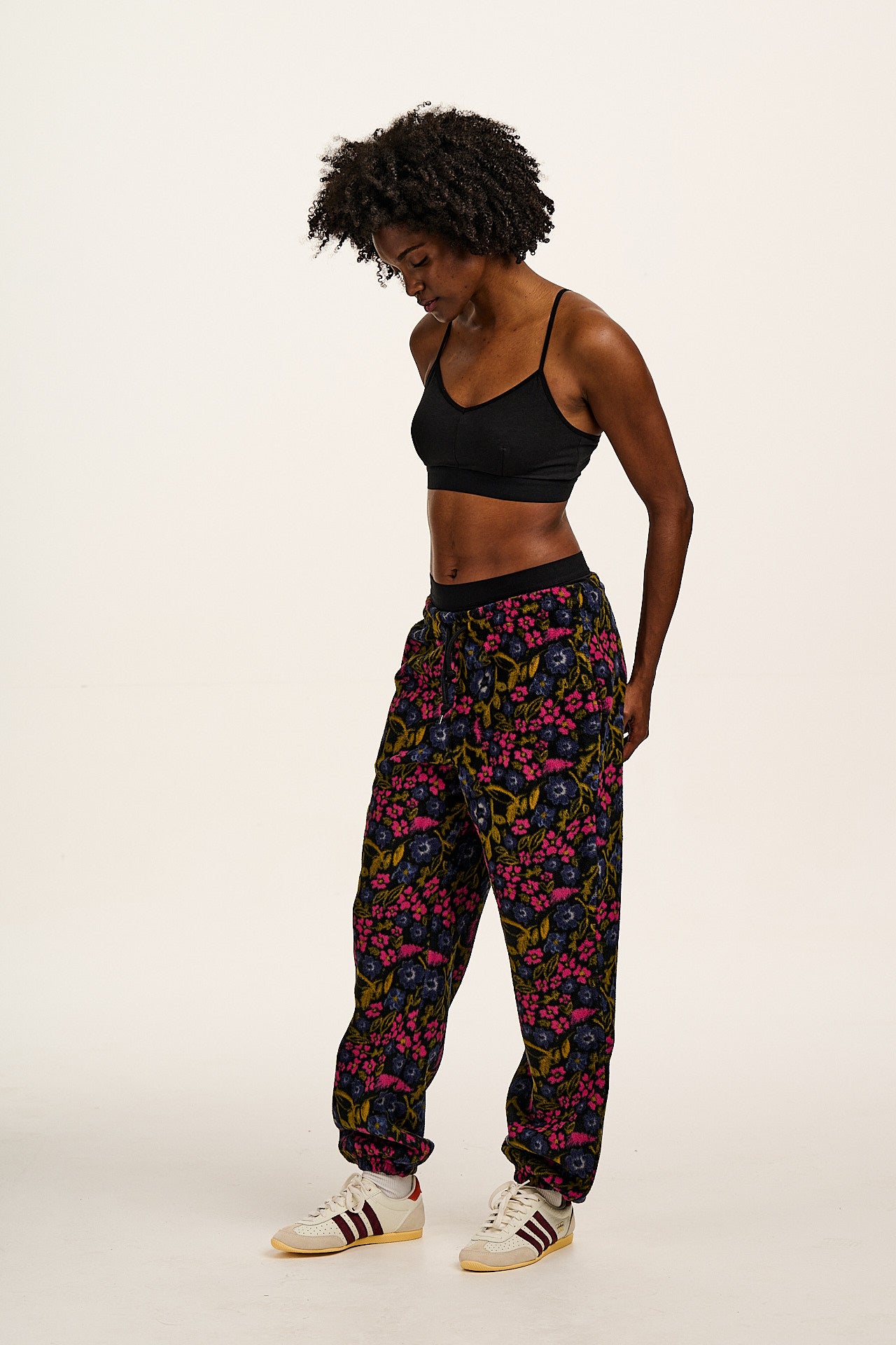 Ruby - Crop Top Cotton & Bamboo Bralette in Black