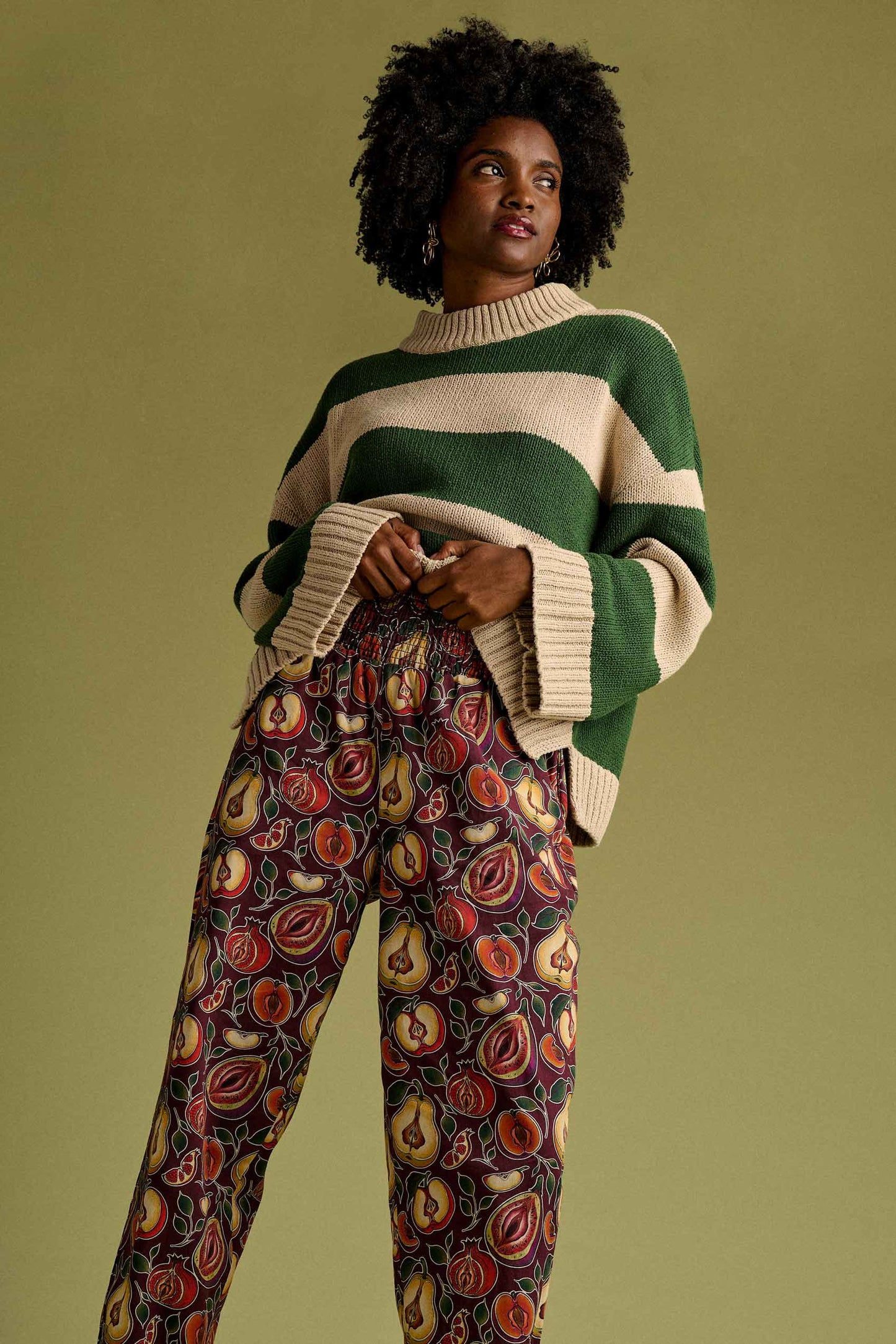 L.E. Alexa - Cotton Trousers in Vulvaree 3.0