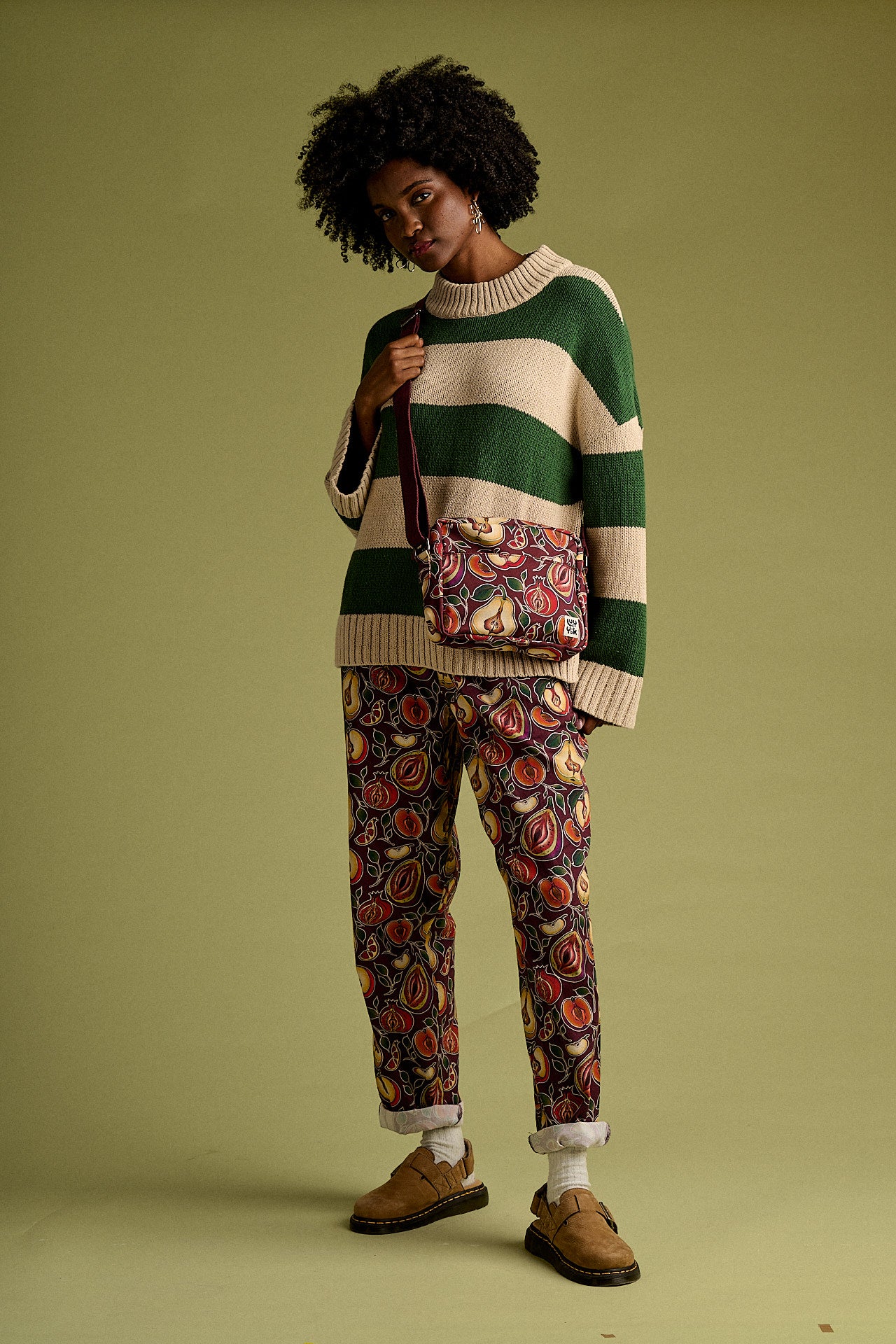 L.E. Dara - Cotton Crossbody Bag in Vulvaree 3.0