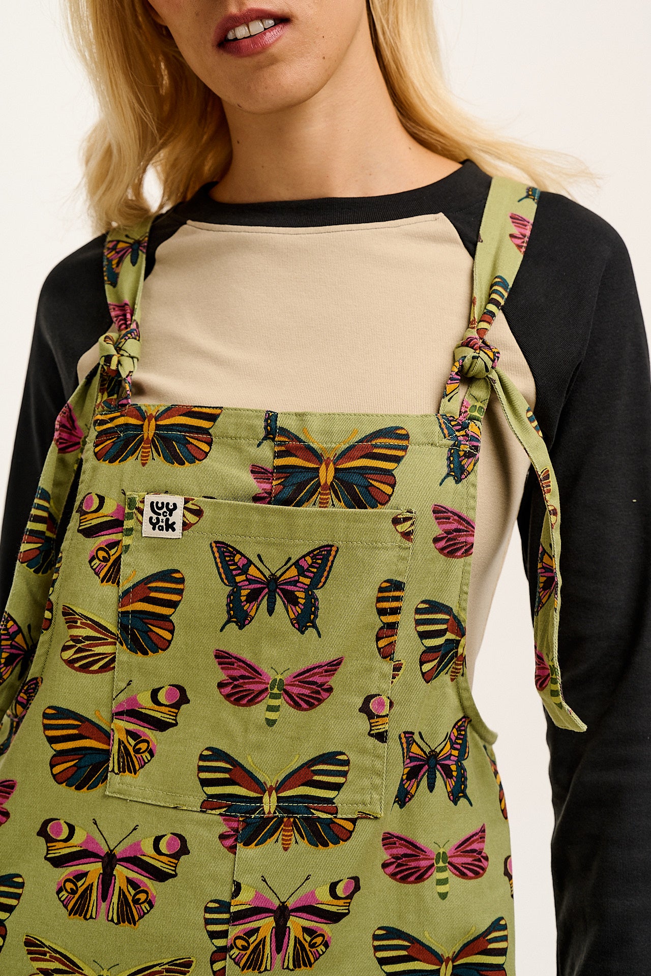 Original - Cotton Dungaree in Green Papilio