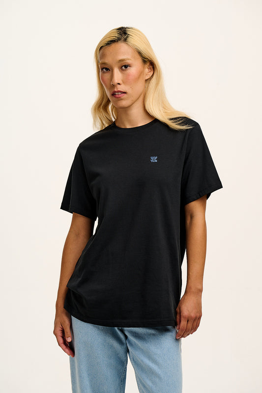 Denver - Cotton T-Shirt in Black