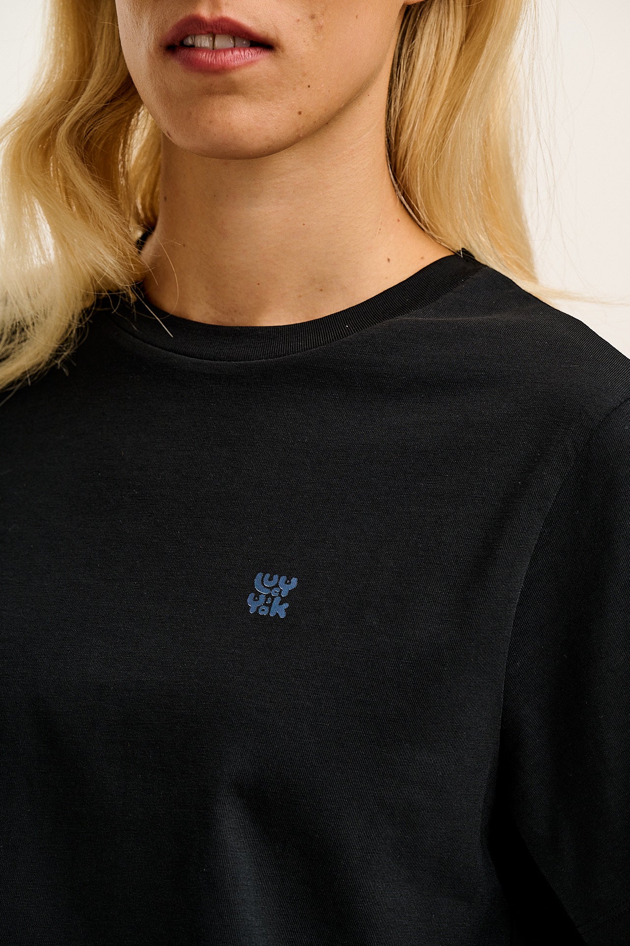 Denver - Cotton T-Shirt in Black