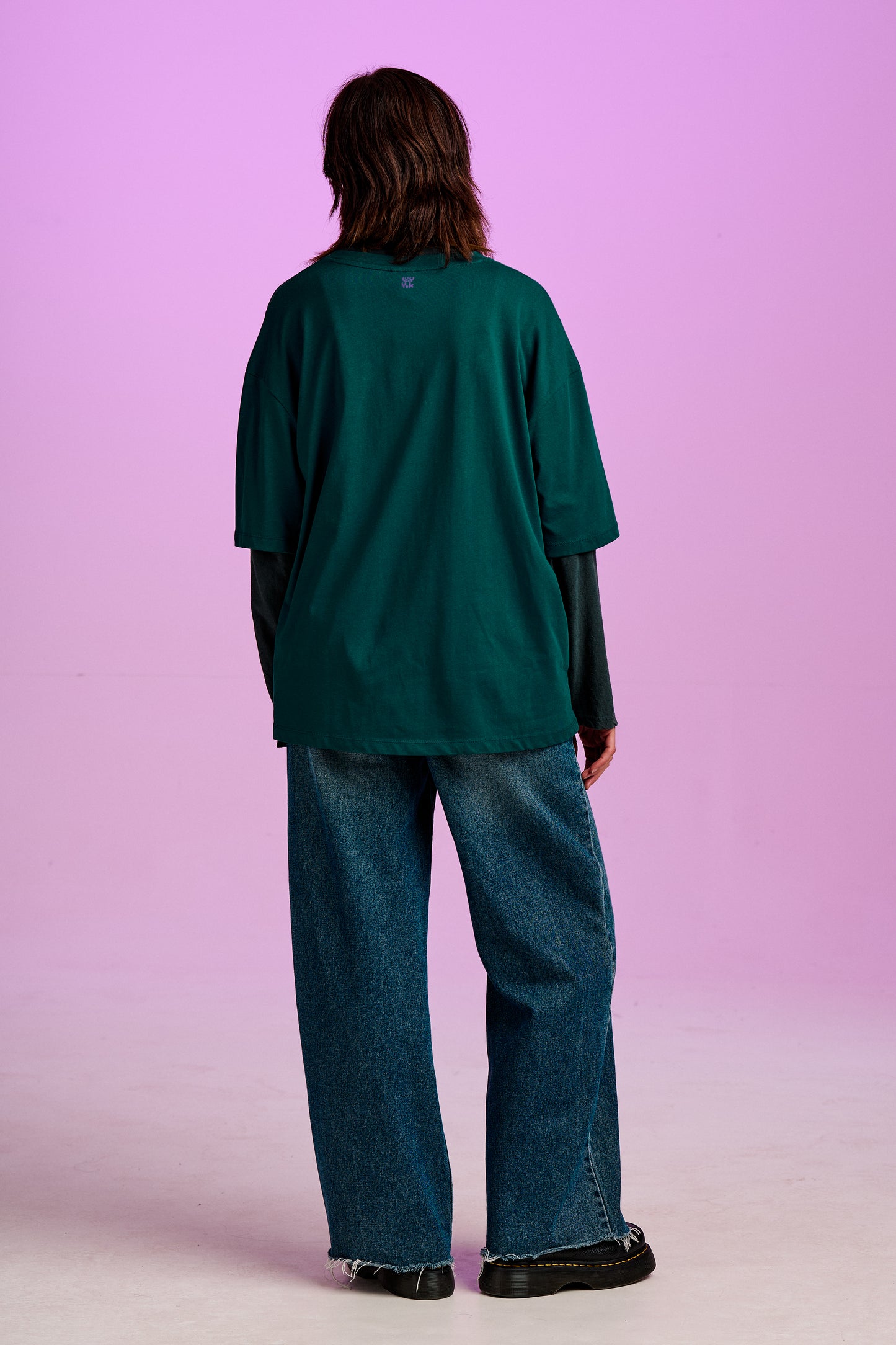 Benny - Oversized Cotton T-Shirt in Koi Print