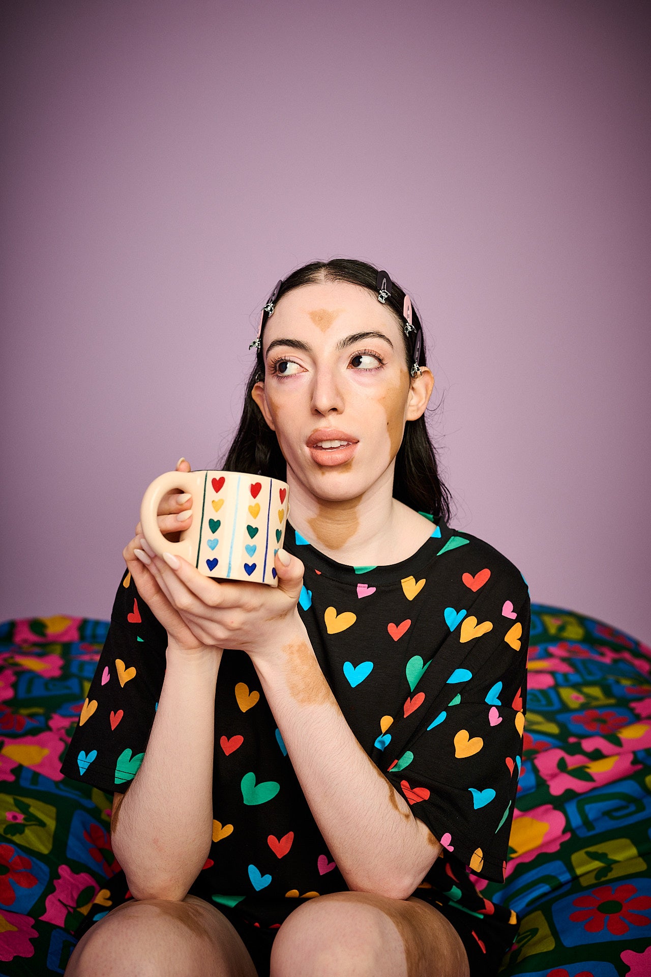 Marnie - Ceramic Mug in Ecru Cupid