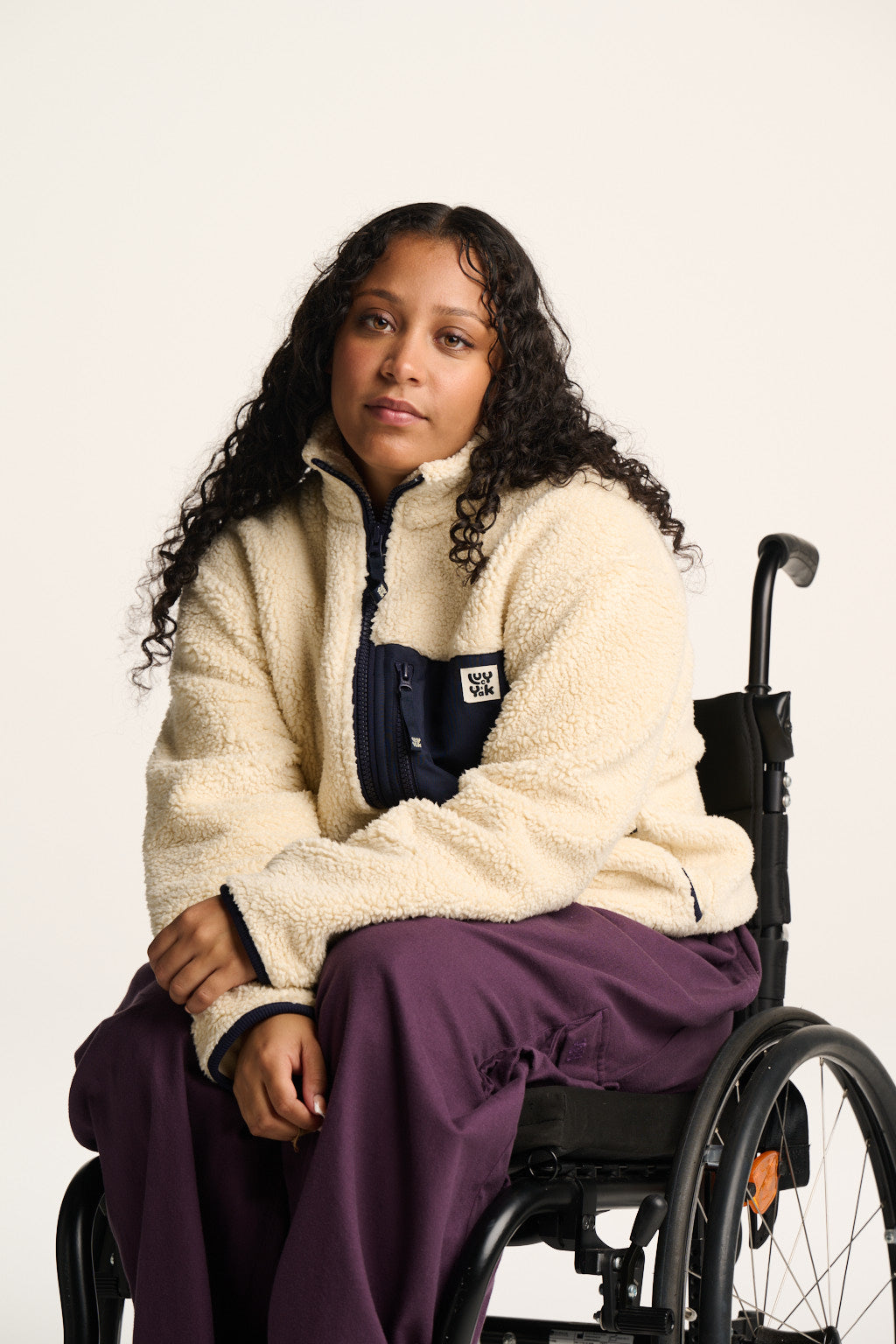 Harper - Borg Fleece Jacket in Cream – Lucy & Yak