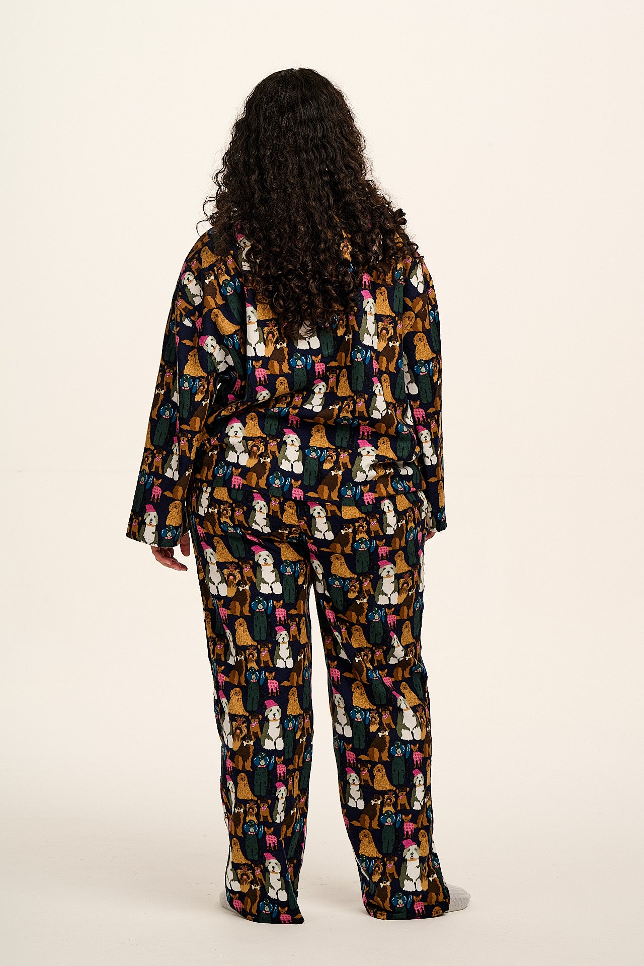 Dreamer - Brushed Cotton Pyjamas Set in Puppy Club