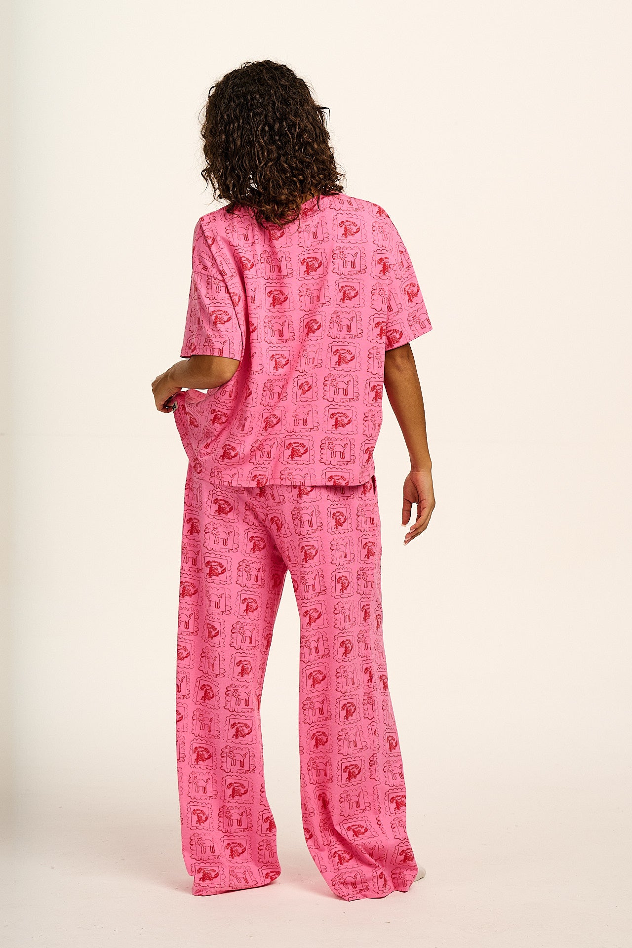 Sabrina - Soft Cotton Pyjamas in Cats & Dogs