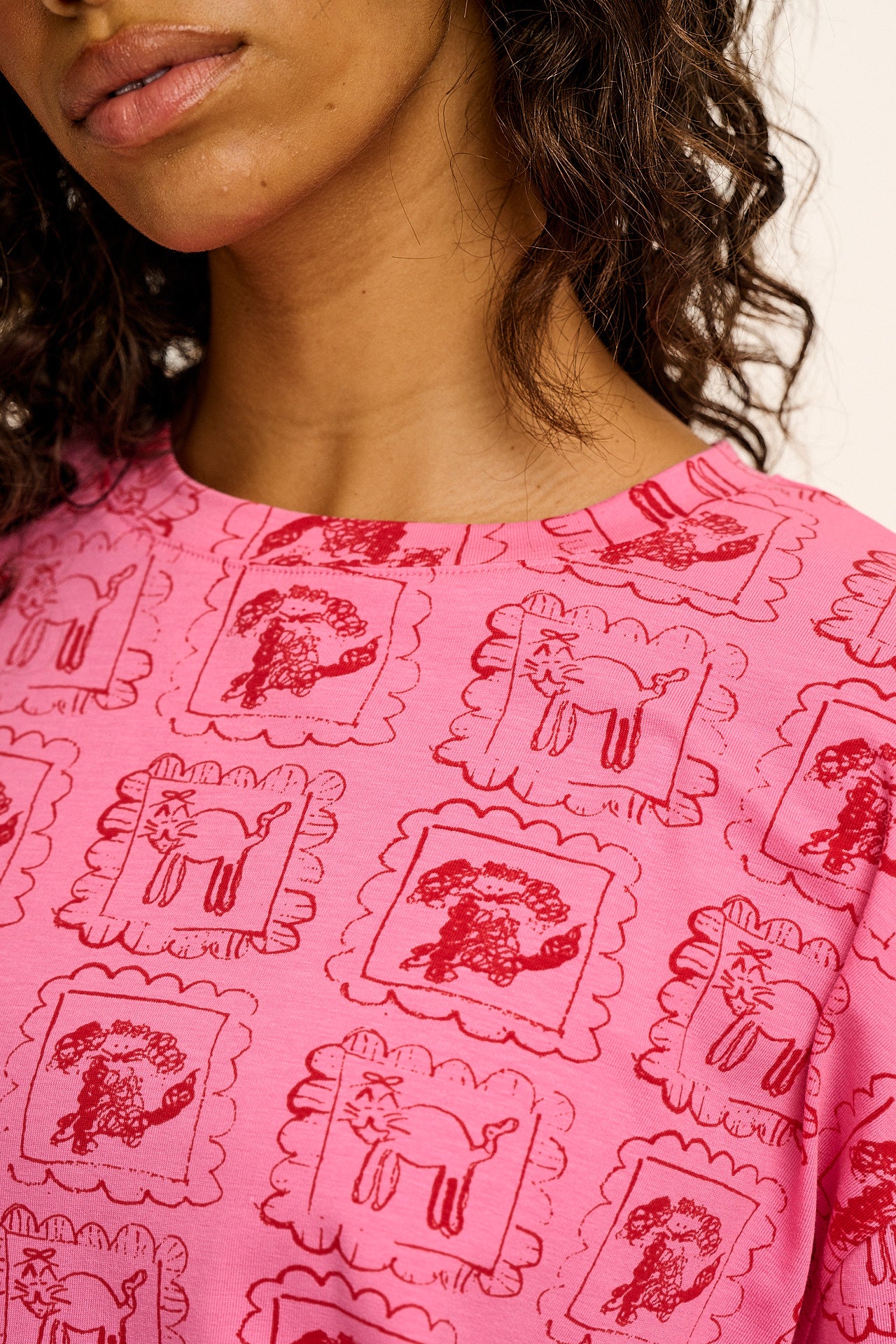 Sabrina - Soft Cotton Pyjamas in Cats & Dogs