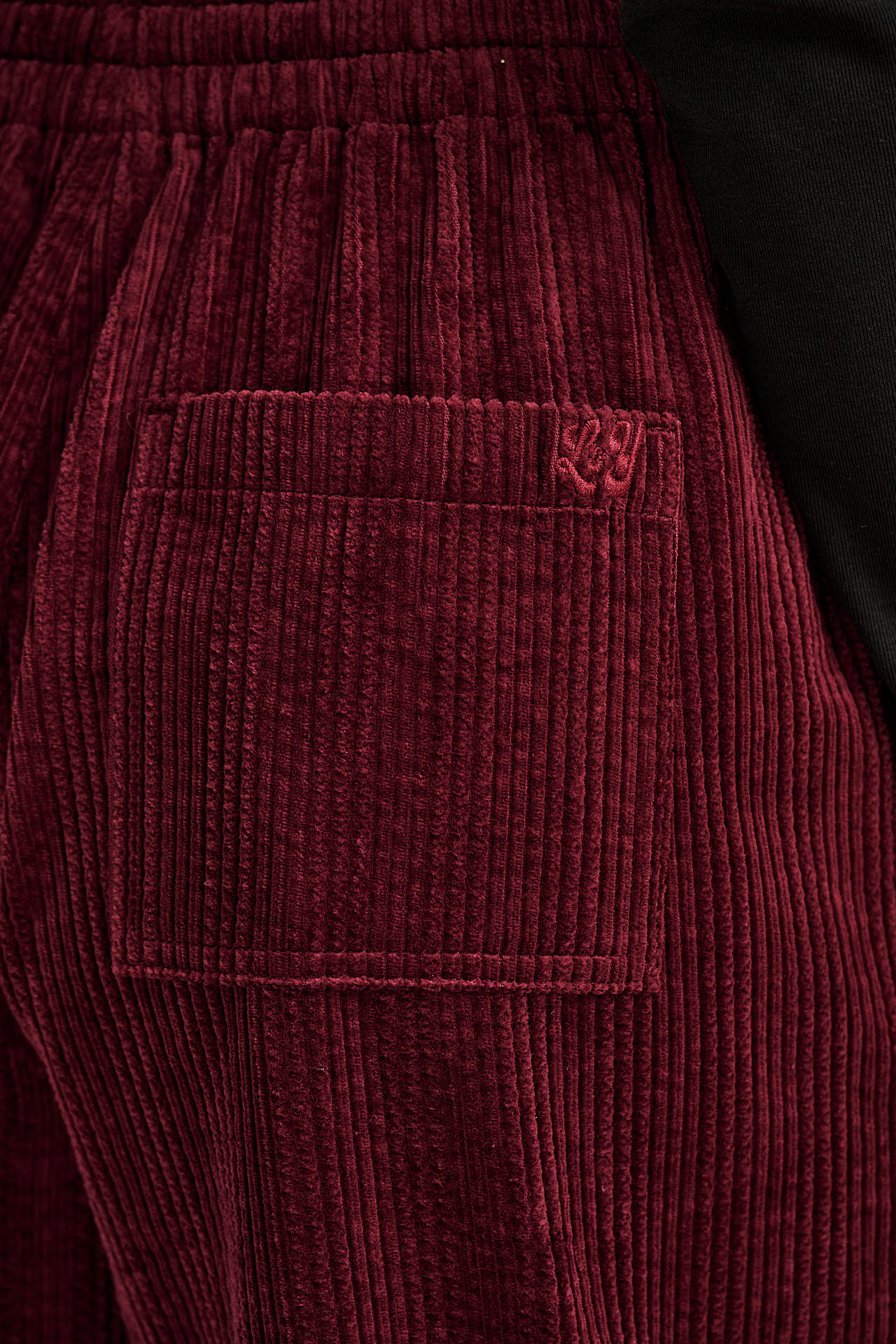 Norris - Wide Leg Corduroy Trousers in Wine Red – Lucy & Yak