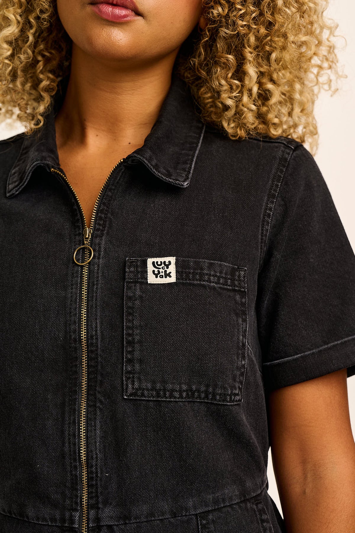 Ragan Denim Jumpsuit In Black Wash Lucy Yak ragan-denim-jumpsuit-in-black-wash-lucy-yak