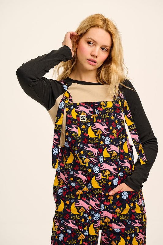 L.E. Original - Cotton Dungaree in Bunnies Print