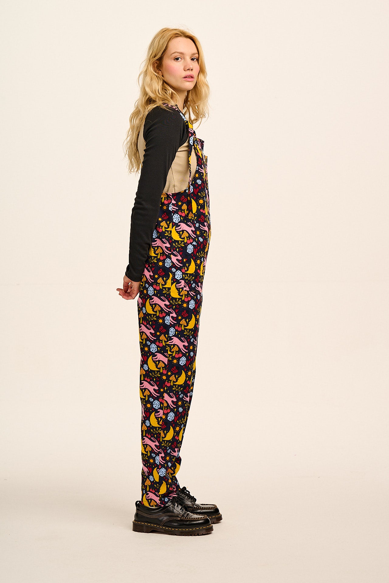 L.E. Original - Cotton Dungaree in Bunnies Print