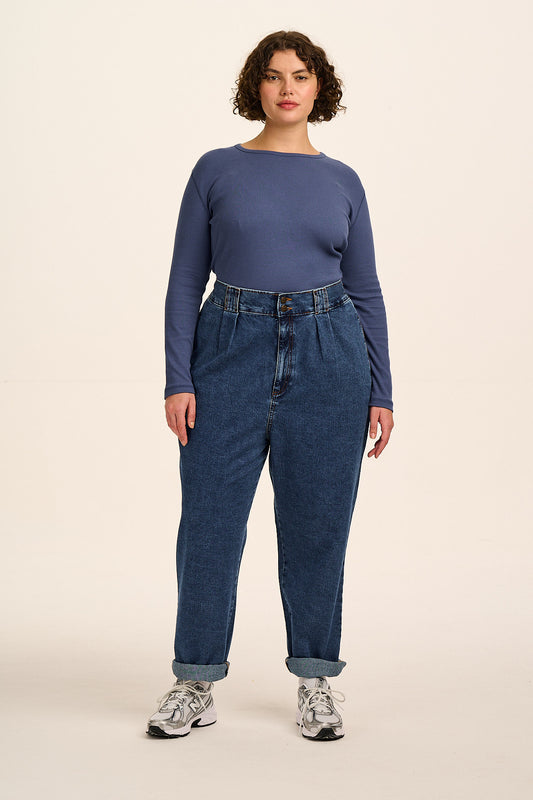 Addison - Denim Jeans in Mid Wash Blue