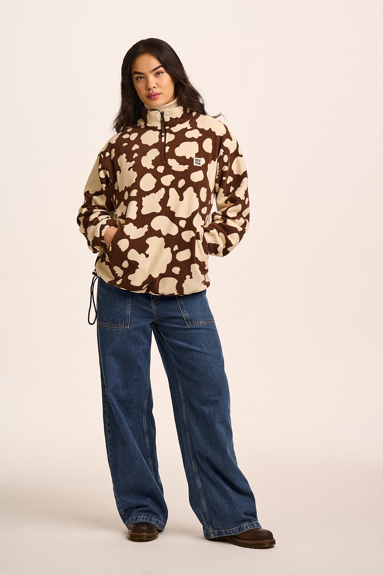 Stevie - Polar Fleece in Bessie Print